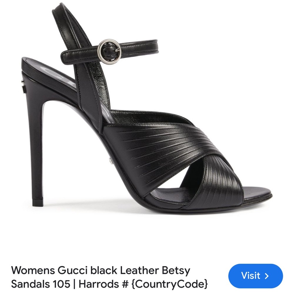 Gucci Leather Betsy Pumps size 42